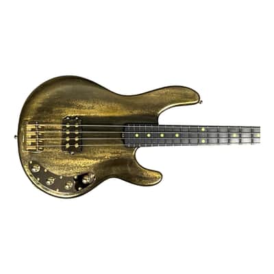 Ernie Ball Music Man StingRay 50th Anniversary LTD 4 H Special, Molten Gold / Ebony Only 300 Made" image 1