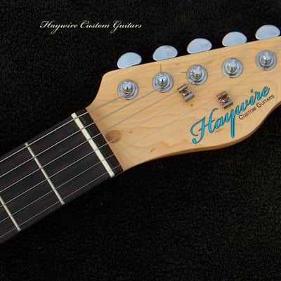 Immagine XX-wide 1-7/8" wide(48 mm) nut Telecaster-Style Natural Butterscotch Blonde Ash + Maple/Ebony Neck+ X-Light 6. lb. Weight +Treble-Bleed+ Grover 406C Locking Tuners + Frets Leveled, Crowned and Polished + Mini-Humbucker+ Pearl Guard PLUS Full Setup! - 6