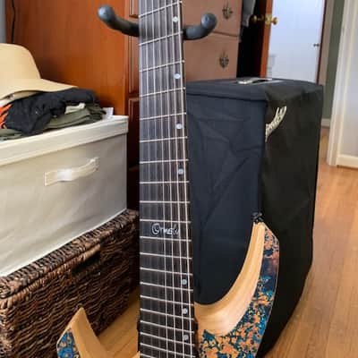 Ormsby Goliath GTR 7 String Left Hand Run 4 Blue Copper image 3
