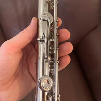 Olds Ambassador A-75 Flute (silver plated) SN 174032 (new head cork) image 10