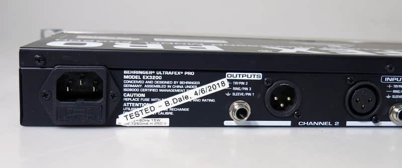 Behringer EX3200 Ultrafex PRO Multiband Sound Enhancer | Reverb