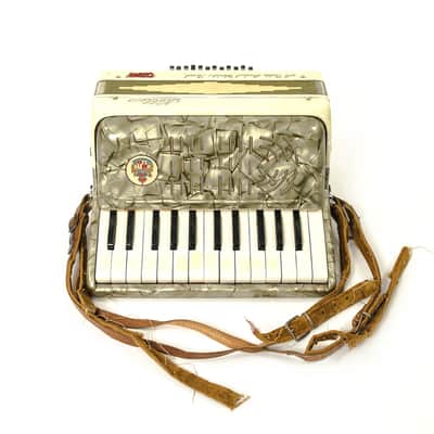 Noble Atom Accordion 1950s Pearloid owned by Billy Corgan Mellon Collie image 1
