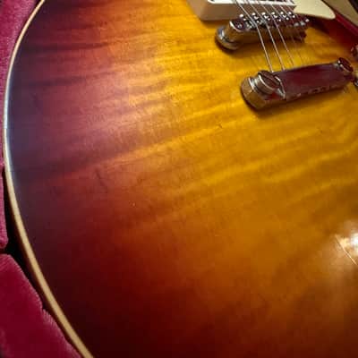 2024 Gibson Custom Shop 1959 Les Paul Standard Reissue (R9) – Murphy Lab Ultra-Light Aged - Factory Burst image 7