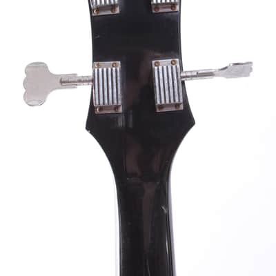 1981 Epiphone Scroll Bass black image 11