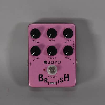 JOYO JF-16 British Sound Overdrive Effects Pedal Fuchsia image 1