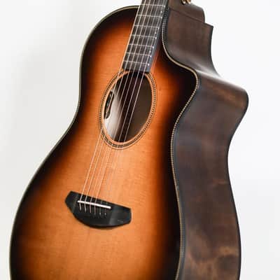 Breedlove USA Concert CE Acoustic-Electric Guitar, Whiskey Burst Sitka Spruce/Myrtlewood image 4
