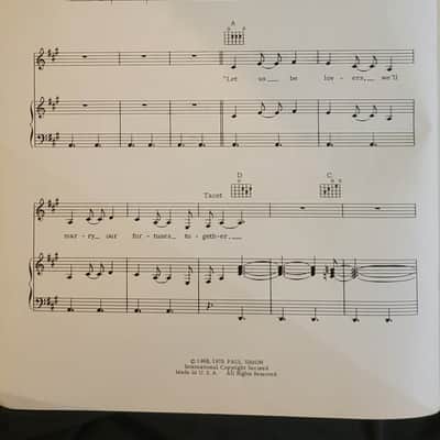 Yes "Yesterdays" song book image 4