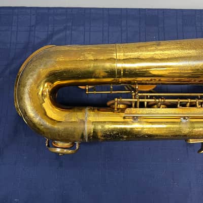 Vintage H. Couf Superba I Eb Pro Bari Baritone Sax Saxophone Made in Germany 1976 image 11