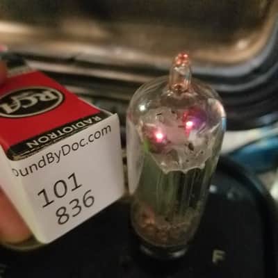 RCA 6CG7 tNOS AT1000 TESTED Balanced! PI Vacuum Tube T3 cleartop rare dual triode 1961-1964 image 4
