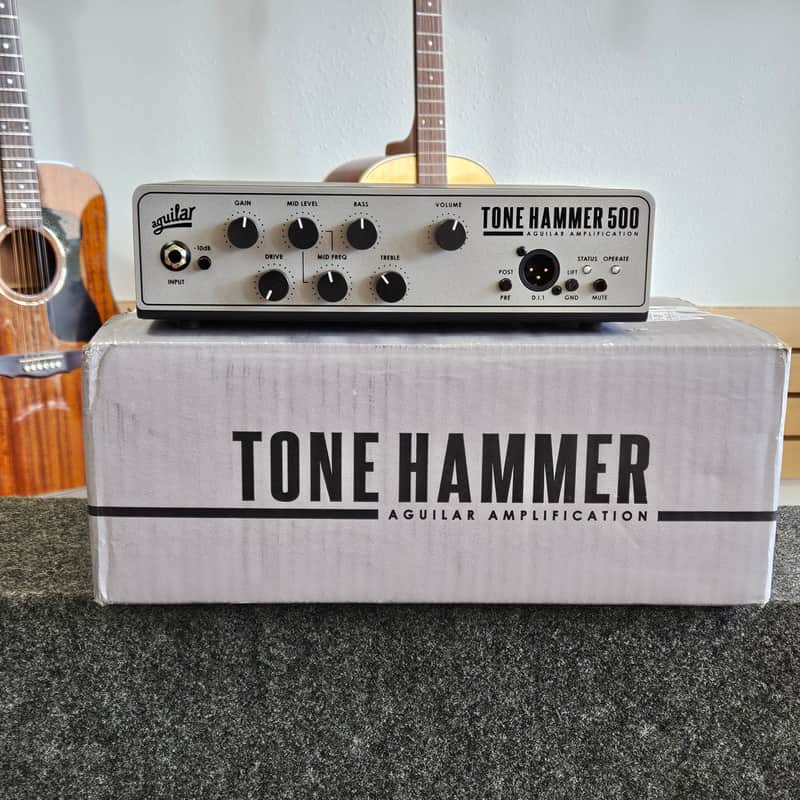 Aguilar Tone Hammer 500 V2 500-Watt Bass Amp Head 2024 - Present - Silver image 1