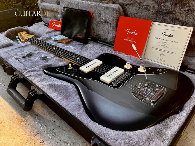 ♚MINT♚2017 FENDER American Professional JAZZMASTER USA Ltd Edn♚SILVERBURST♚EBONY♚ Collectors Condition !