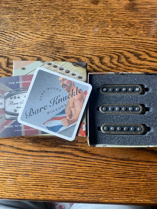 2026 Bare Knuckle The Sinner Strat Pickup Set image 1