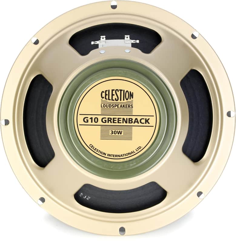 Celestion G10 Greenback 10-inch 30-watt Replacement Guitar Amp Speaker - 8 ohm image 1