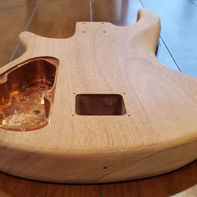 Warmoth G5 Unfinished Bass Body Mahogany w/Flame Maple Top 5 String image 9