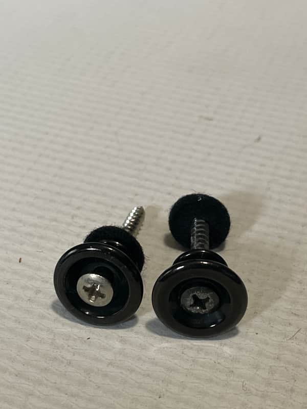 2000's Japan Jackson Dinky Guitar Factory Black Oversize Strap Buttons image 1