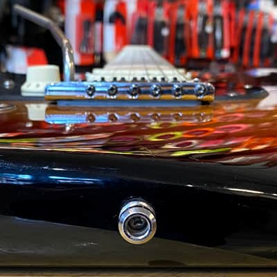 2008 Fender American Deluxe Stratocaster Gloss 3-Tone Sunburst Finish Left-Handed Electric Guitar image 5