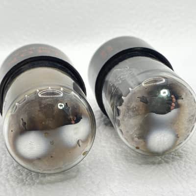 GE / Hammond 6SN7GTB Vintage Preamp Vacuum Tubes Matched Pair Tested USA image 6