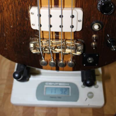 Greco GOB-1200  1978 Natural Four String Bass image 16
