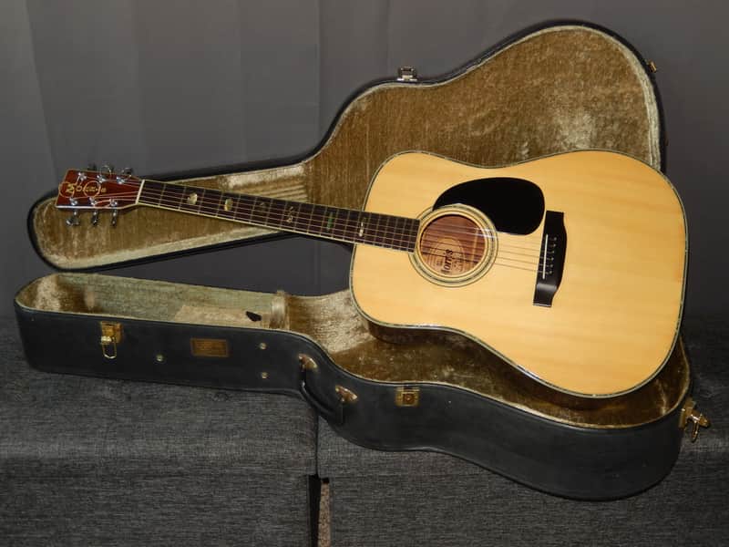 MADE IN JAPAN 1979 - MORRIS W40 - TERRIFIC - MARTIN D41 STYLE - ACOUSTIC GUITAR image 1