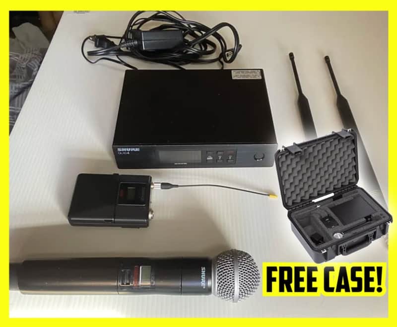 GREAT Condition Shure QLXD124(G50) - QLXD1, QLXD2/SM58, QLXD4, WL185 image 1