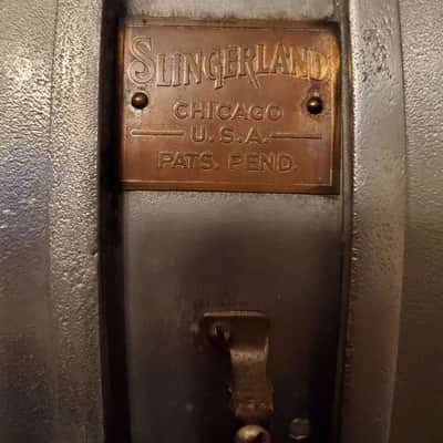 Slingerland Geisler Snare Drum 4.5x14 1920s - Cast Aluminum image 5
