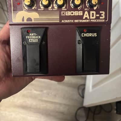Boss AD-3 Acoustic Instrument Processor 2012 - Present - Brown image 1