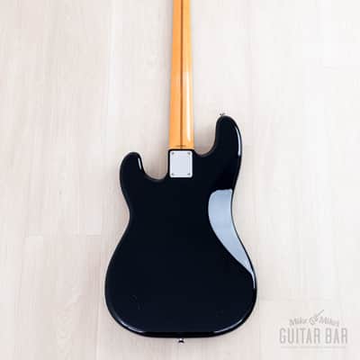 1990 Fender Precision Bass ‘70 Vintage Reissue PB70-700 Black w/ Ash Body, Japan MIJ Fujigen image 3