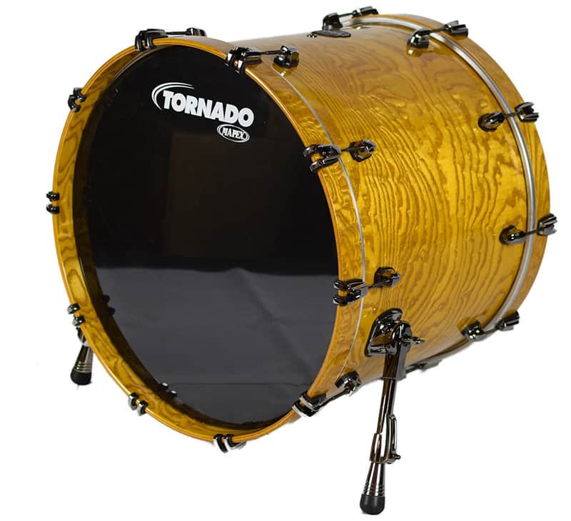 Mapex Bassdrum Saturn IV EX 22x18 Natur Ash Burl image 1