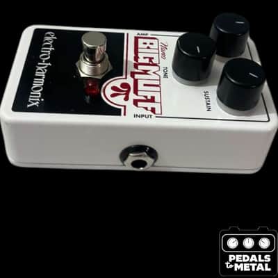 Electro-Harmonix Nano Big Muff Pi Distortion / Sustainer 2013 - Present - White / Black / Red - X18557 image 4