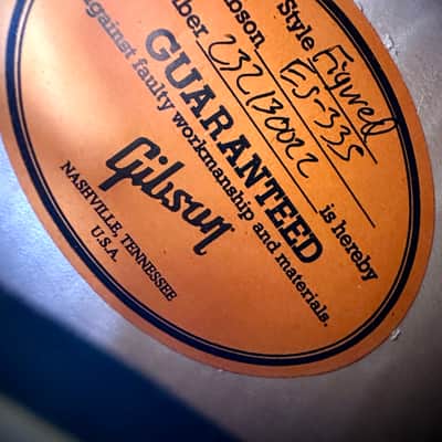 Gibson ES-335 Block 2023 Figured Antique Natural image 9