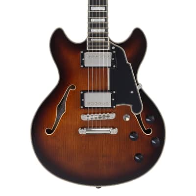 D'Angelico Premier MINI DC Brown Burst + Bag image 5