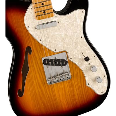 Fender Vintera II '60s Telecaster Thinline MN 3-Color Sunburst - Electric Guitar image 6