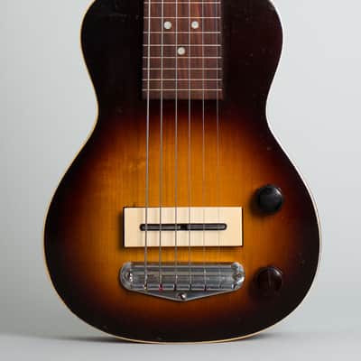Gibson  EH-100 Lap Steel Electric Guitar (1938), ser. #DGE-2913, original hard shell case. image 3