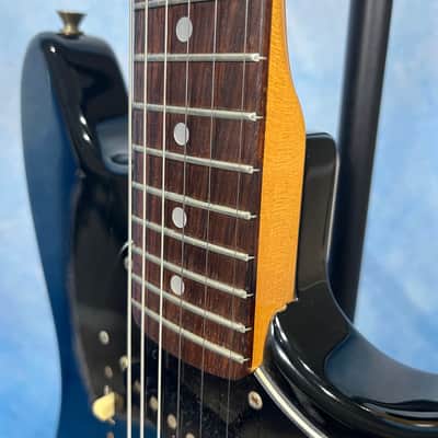 1995 Fender Japan MG-69 Mustang Black, MIJ image 12