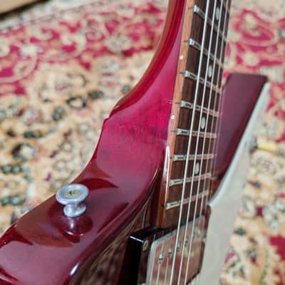 1991 Orville Explorer Gibson-Licensed Guitar, 100% Original, Japan Terada - Cherry image 13