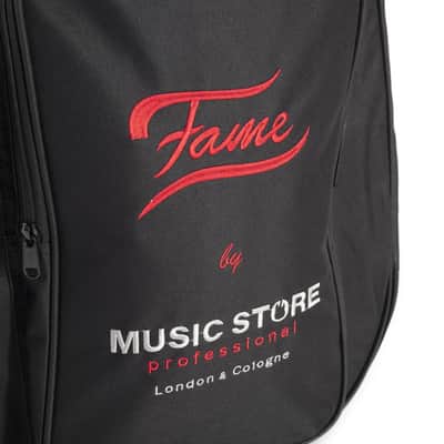 Fame Western Guitar Gigbag Basic Black/Red Logo - Bag for acoustic guitars image 3