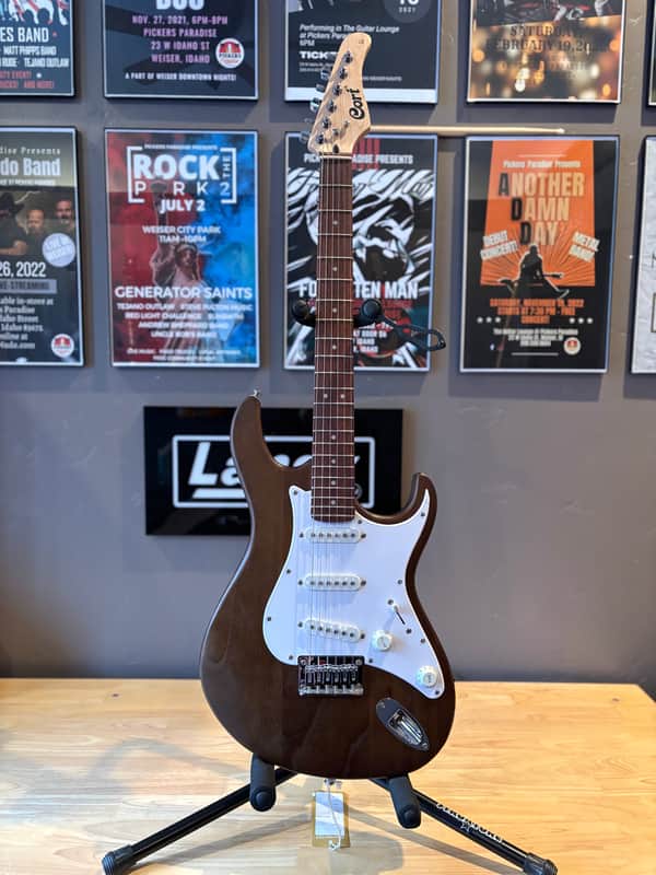 Cort G100 2020’s - Matte OP Brown (White Pick Guard) image 1