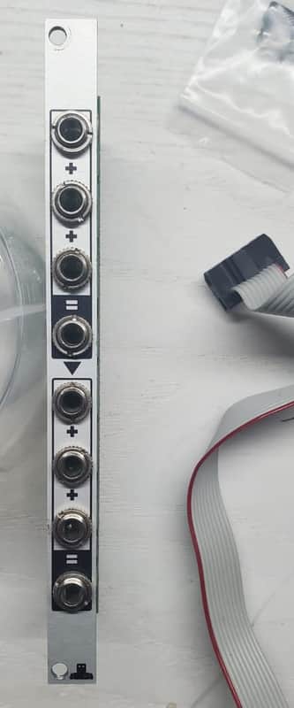 Intellijel Unity Mixer Dual 3:1 / 6:1 CV / Audio Mixer Eurorack Synth Module 2010 - Present - Silver image 1