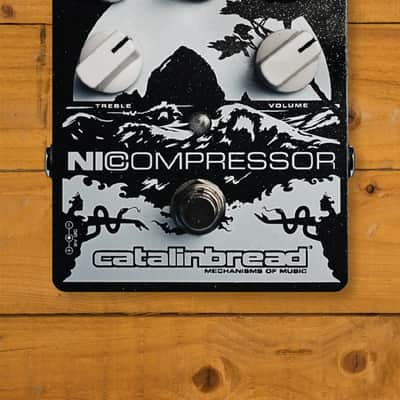 Catalinbread NiCompressor - Loco Box Inspired Compressor Pedal - Silver & Black image 2