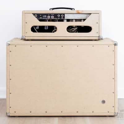 1961 Fender Bassman 6G6 Blonde Brown Panel Vintage Piggyback Tube Amp 1x12 Tone Ring w/ Oxford 12M6, Victoria Covers image 7