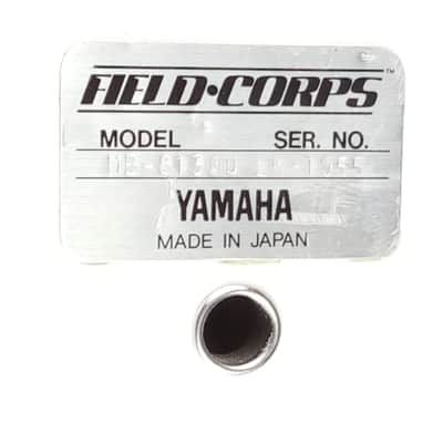 Yamaha Piano White 16x30" Bass Drum MB8130U Field Corps Model Japan Vintage 80s image 2