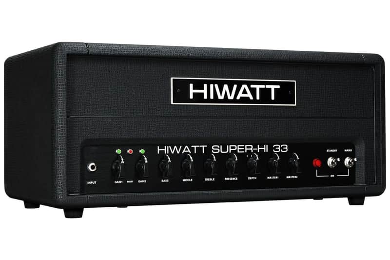 Hiwatt SUPERHI33H 30-Watt 2 Channel Guitar Tube Amplifier Head w/Extreme Gain image 1