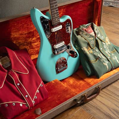 1962 Fender Jaguar Foam Green image 7