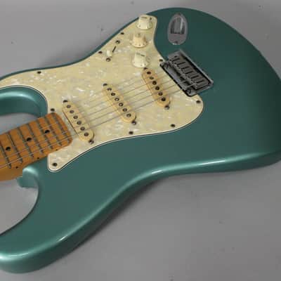 1997 Fender American Standard Stratocaster Teal Green Metallic Finish w/OHSC image 8
