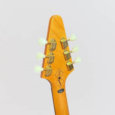Epiphone 1958 Korina Flying V Left Handed Electric Guitar - Aged Natural image 9