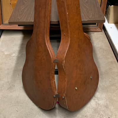 Gibson Vintage ES 330 335 345 Hardshell Case 1950’s-60’s Brown/Pink image 2