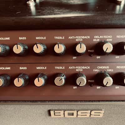 Boss ACS-PRO Acoustic Singer Pro 120w 1x8 Guitar Combo 2017 - Present - Brown image 3