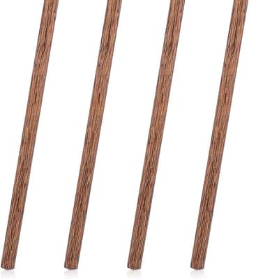 4 Pcs Steel Tongue Drum Mallets, 5.9 Inch Small Rubber Drum Mallets Sticks for Xylophone Glockenspiel Musical Instruments Mallet Birch Wood Handle Silicone Head Percussion Sticks(Black) image 1