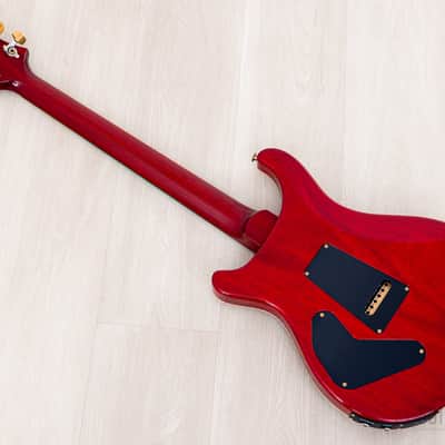 2023 Paul Reed Smith Core Custom 24 Piezo 10 Top Charcoal Cherry Burst w/ Case, Tags image 11