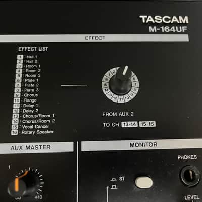 Tascam M-164UF – 16-Channel Analog Mixer w/ USB Interface & Built-in Effects (Excellent Condition) image 12